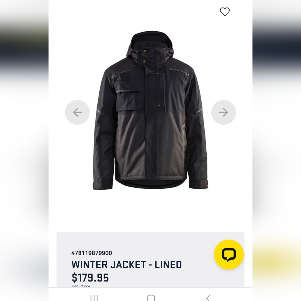 Men's Black Outdoor Water Resistant Jacket